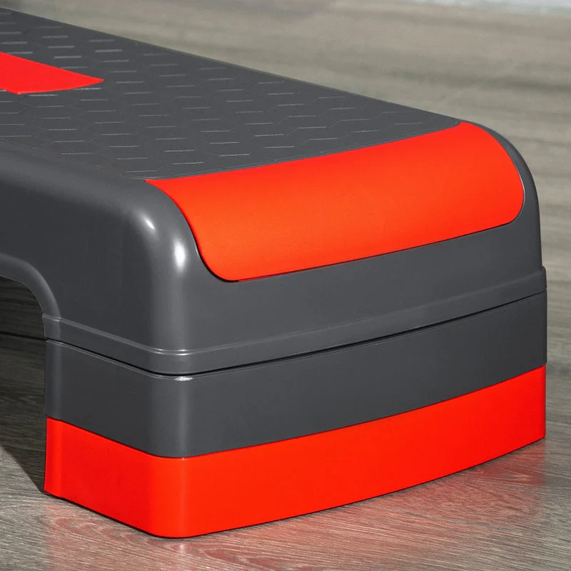 Stepper, Height-Adjustable Aerobic, Red + Black - Image 7