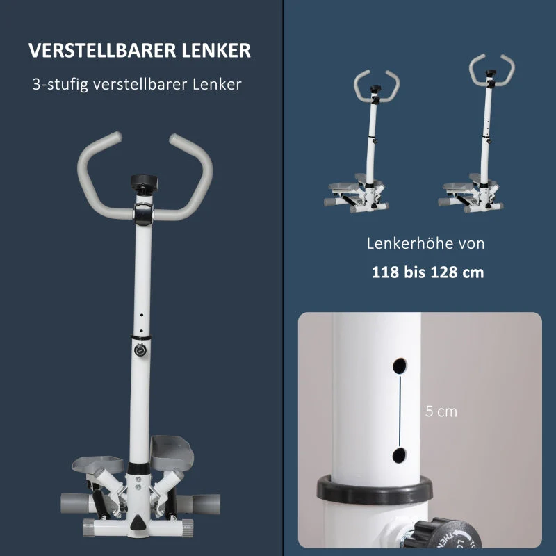 Stepper Trainer Home Use LCD Screen Adjustable Speed, Metal and ABS - Image 5