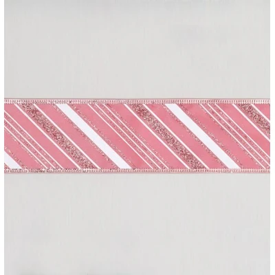 Stripe Ribbon Pink