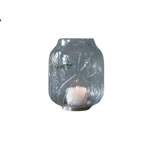 Summer Leafs Hurricane Lamp