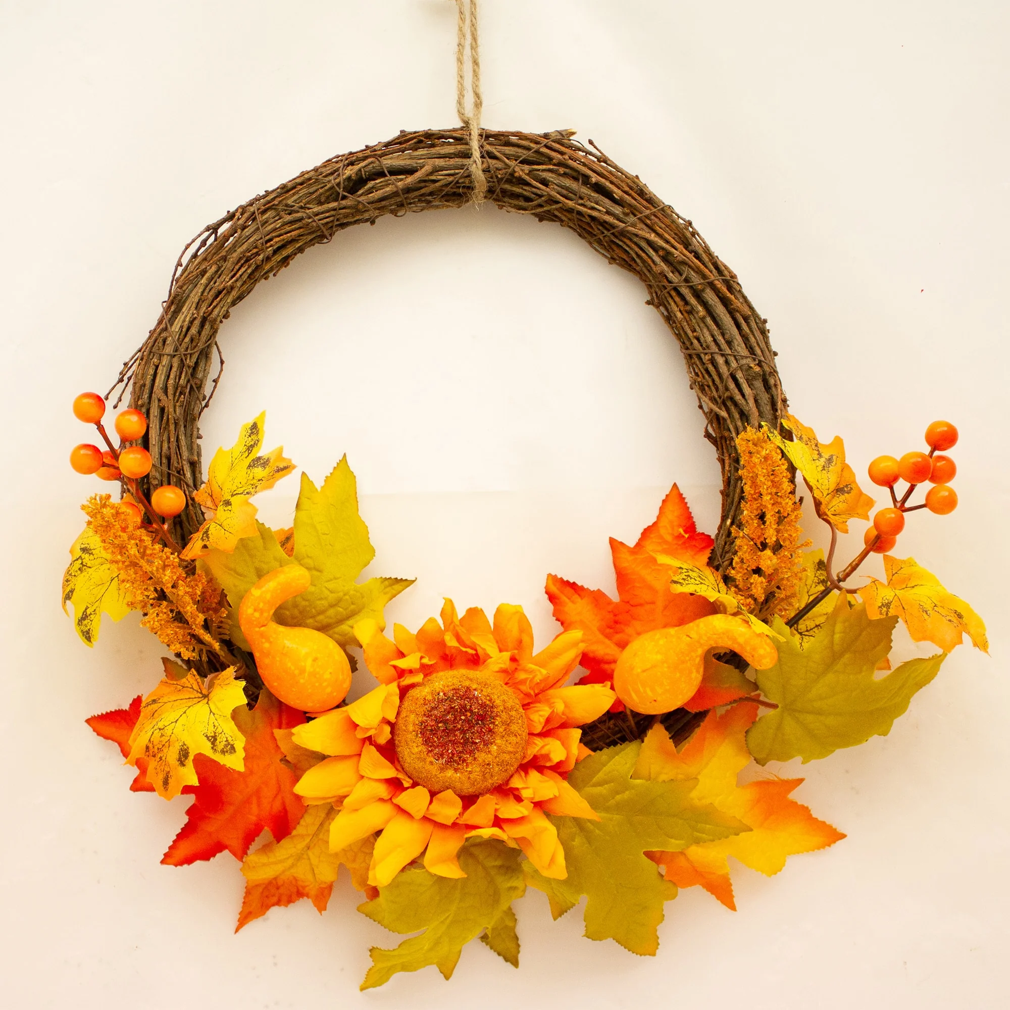 Sunflower Harvest Wreath 40cm