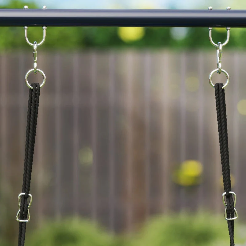 Swing Set, 3 Children, 120 kg Load Capacity, Outdoor Swings, Colorful - Image 8