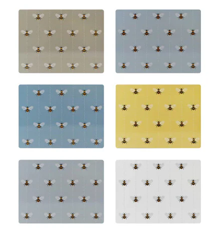 TC Bee Set/6 Placemats