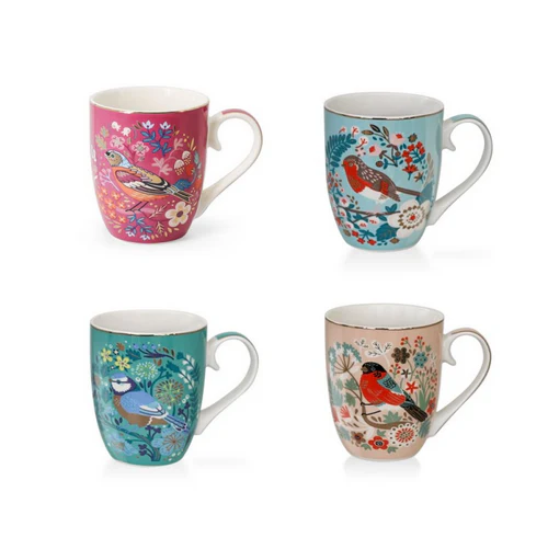 TC Birdy Set/4 Mugs