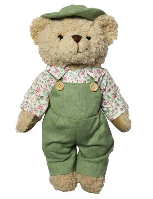 Teddy Bear Dungarees & Hat