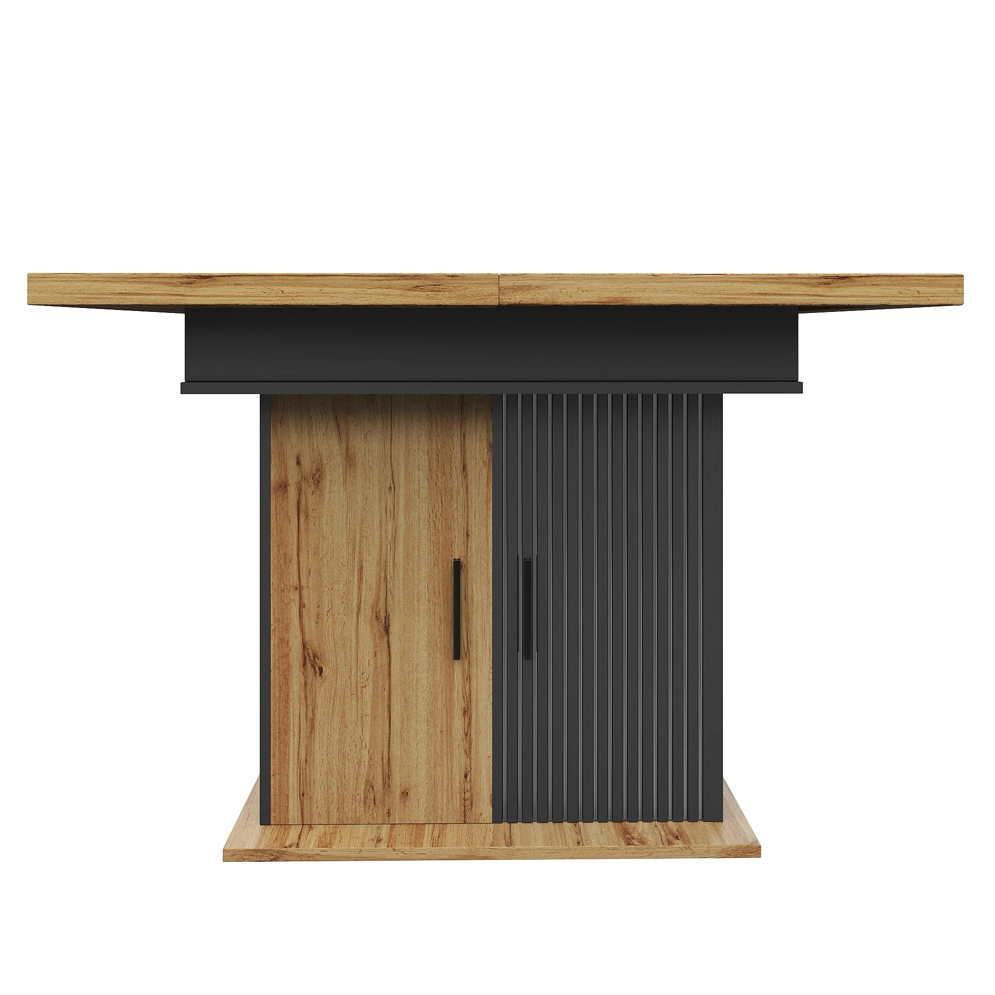Telescopic Dining Table, Extendable Foldable Space-Saving Table for 4-6 People, Retro Style - Image 7