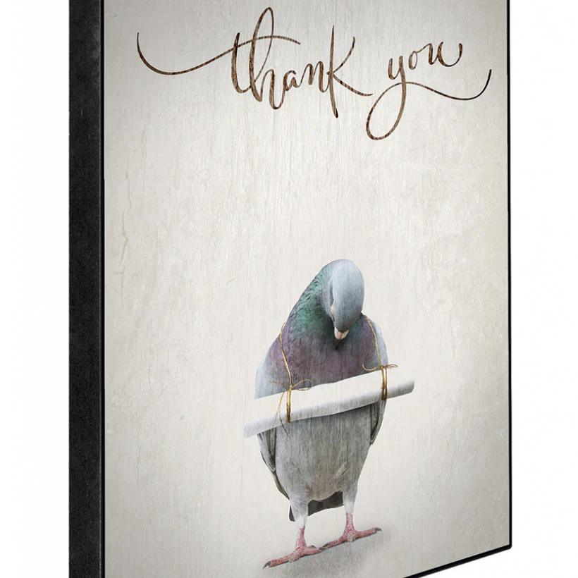 Thank You, 15cmx21cm art block
