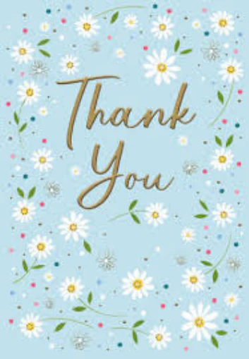 Thank You - Daisies
