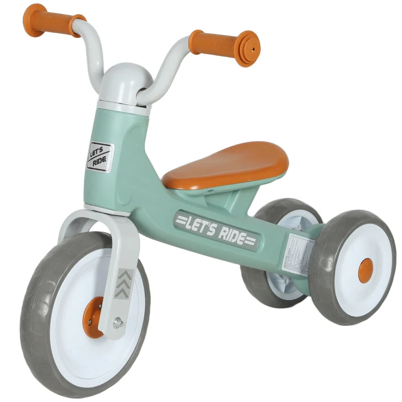 Toddler Balance Bike with 3 Silent Wheels for 12-36 Months Boys and Girls, Green - Image 2