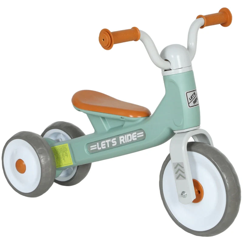 Toddler Balance Bike with 3 Silent Wheels for 12-36 Months Boys and Girls, Green - Image 8