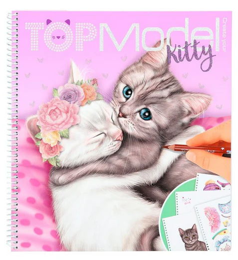 TopModel Kitty Colouring