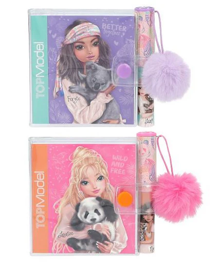 TopModel Mini Notebook w/Ballpen - Wild