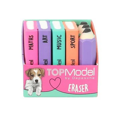 TopModel Mini School Book Erasers