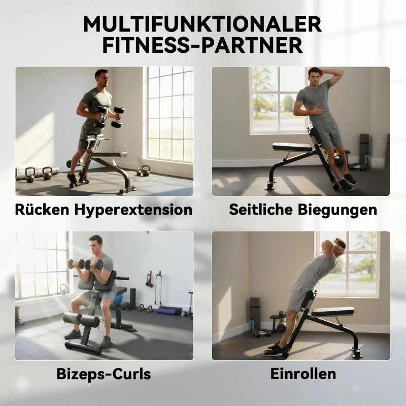 Training Bench Steel Frame - Black - Image 4