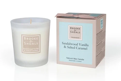 Travel Candle Sandalwood Vanilla Salted Caramel