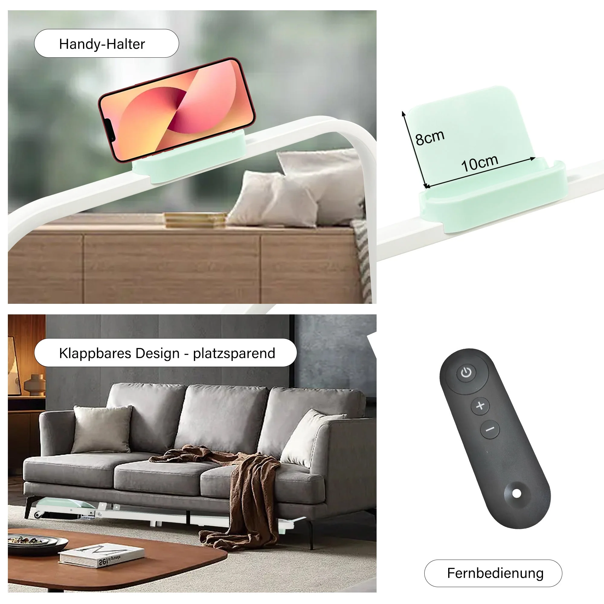 Treadmill, 2-in-1, 1-6 km/h, LED Display, Bluetooth, Foldable - Image 6