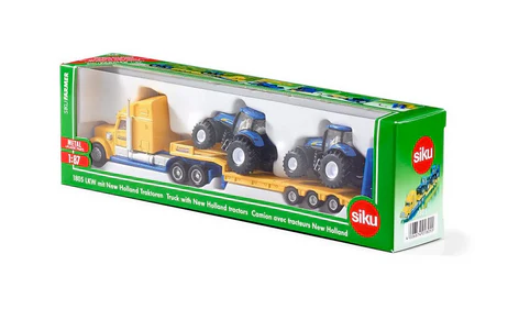Truck w/2 New Holland Tractors