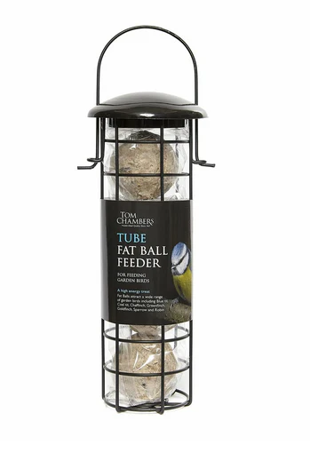 Tube Fat Ball Feeder w/Fat Balls