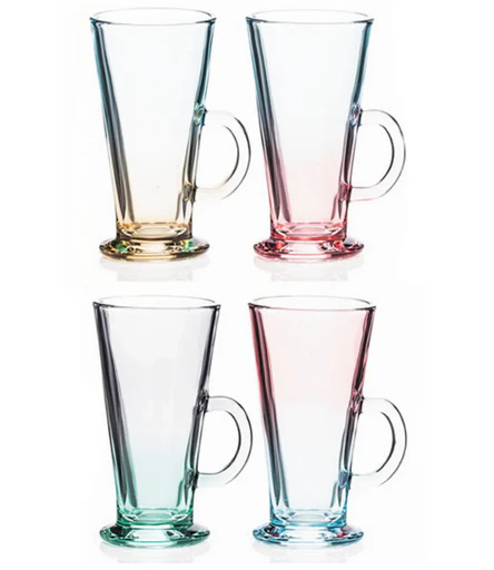 Two Tone Lustre Latte Set/4