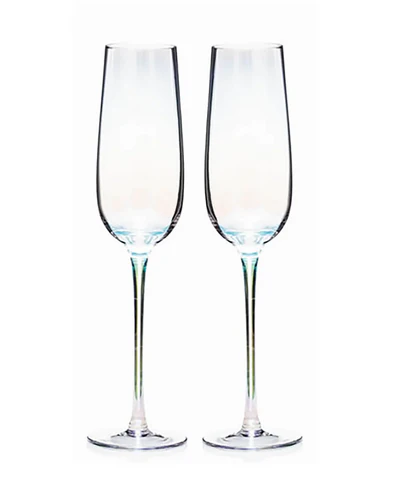 Unicorn Lustre Prosecco Flute Pair