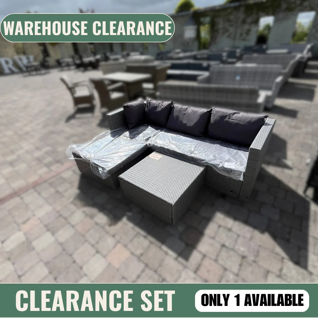 Sofa Set - Grey - Clearance