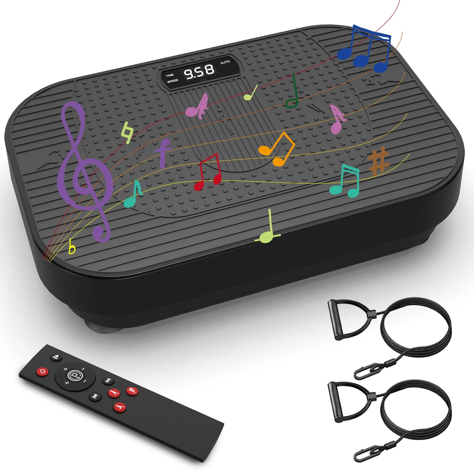 Vibration Plate Full Body Workout Fitness Platform with BT Music, Home Gym Device - Image 2