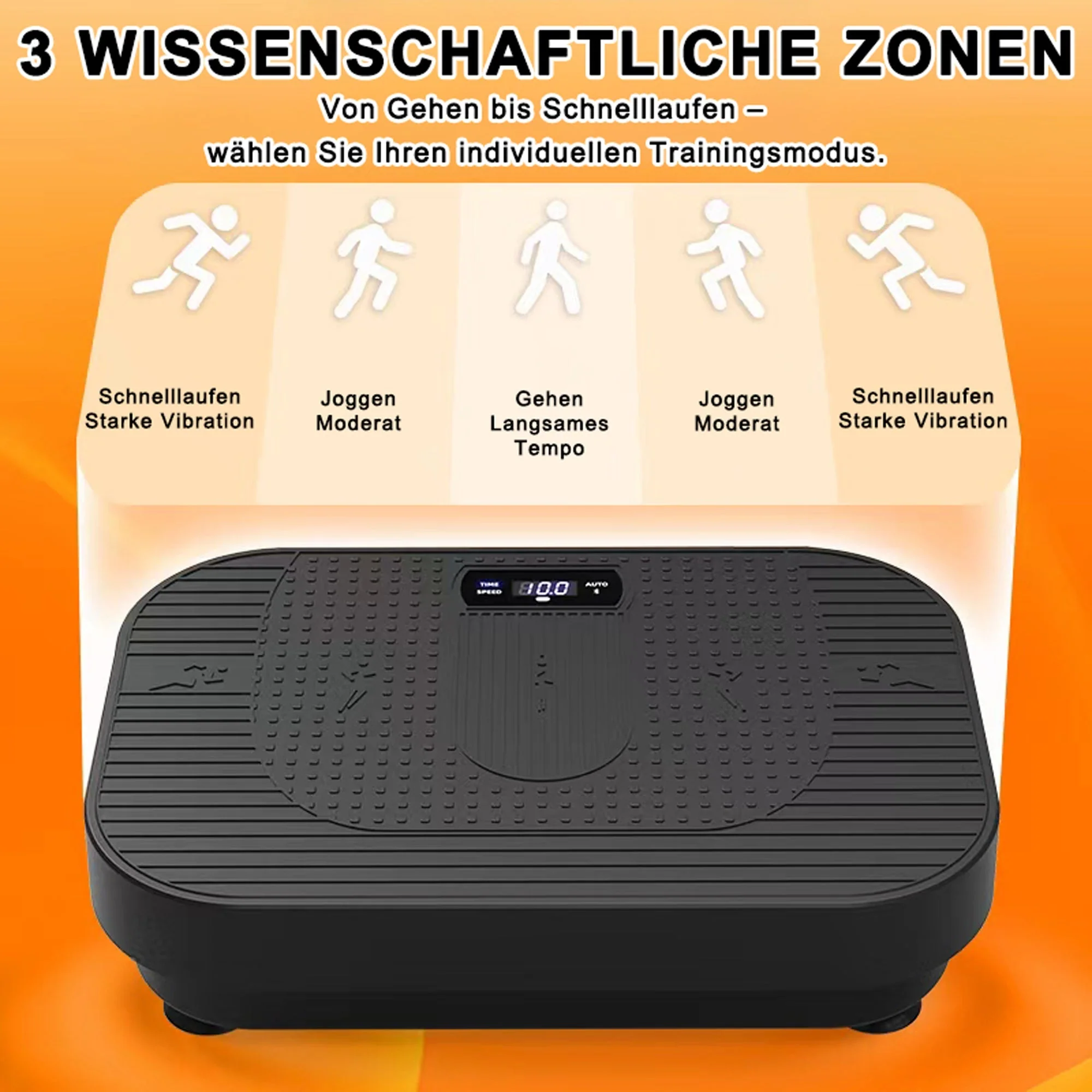 Vibration Plate Full Body Workout Fitness Platform with BT Music, Home Gym Device - Image 6