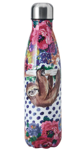 Wild At Heart Water Bottle - Sloth