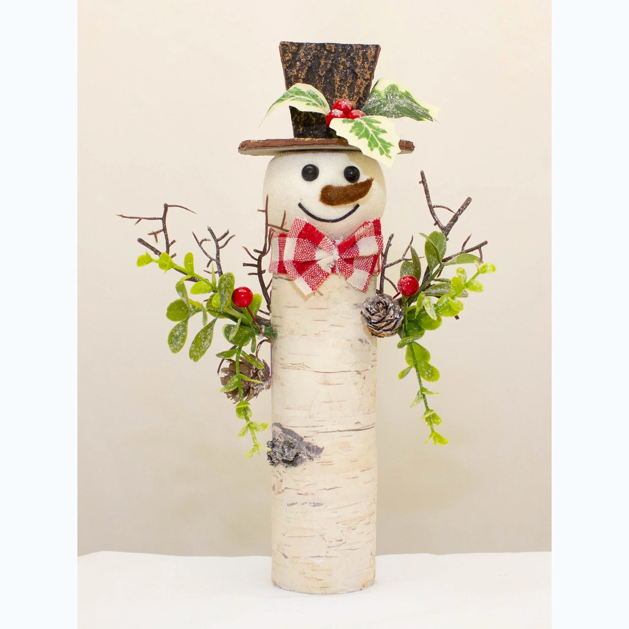 Winter Wisp Sml Log Snowman 27cm